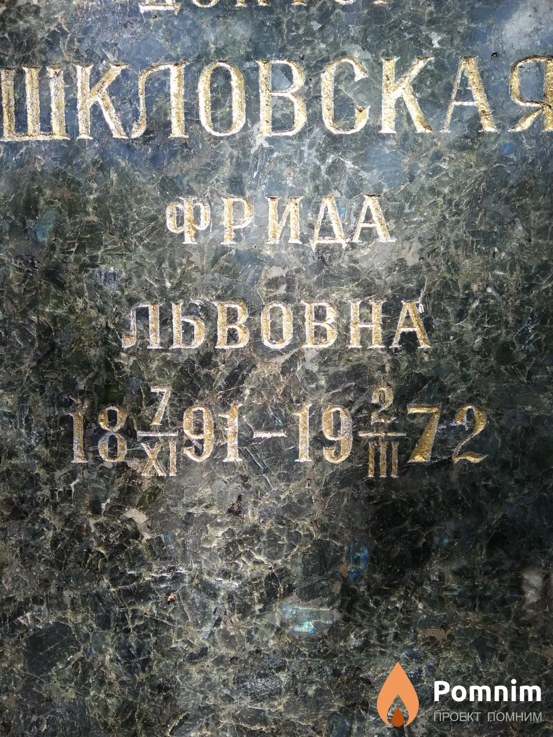 Шкловская Фрида Львовна