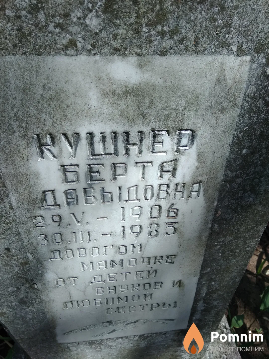 Кушнер Берта Давыдовна