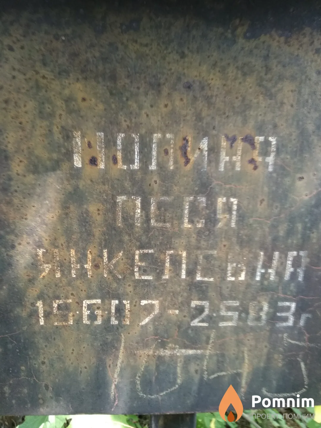 Молина Песя Янкелевна