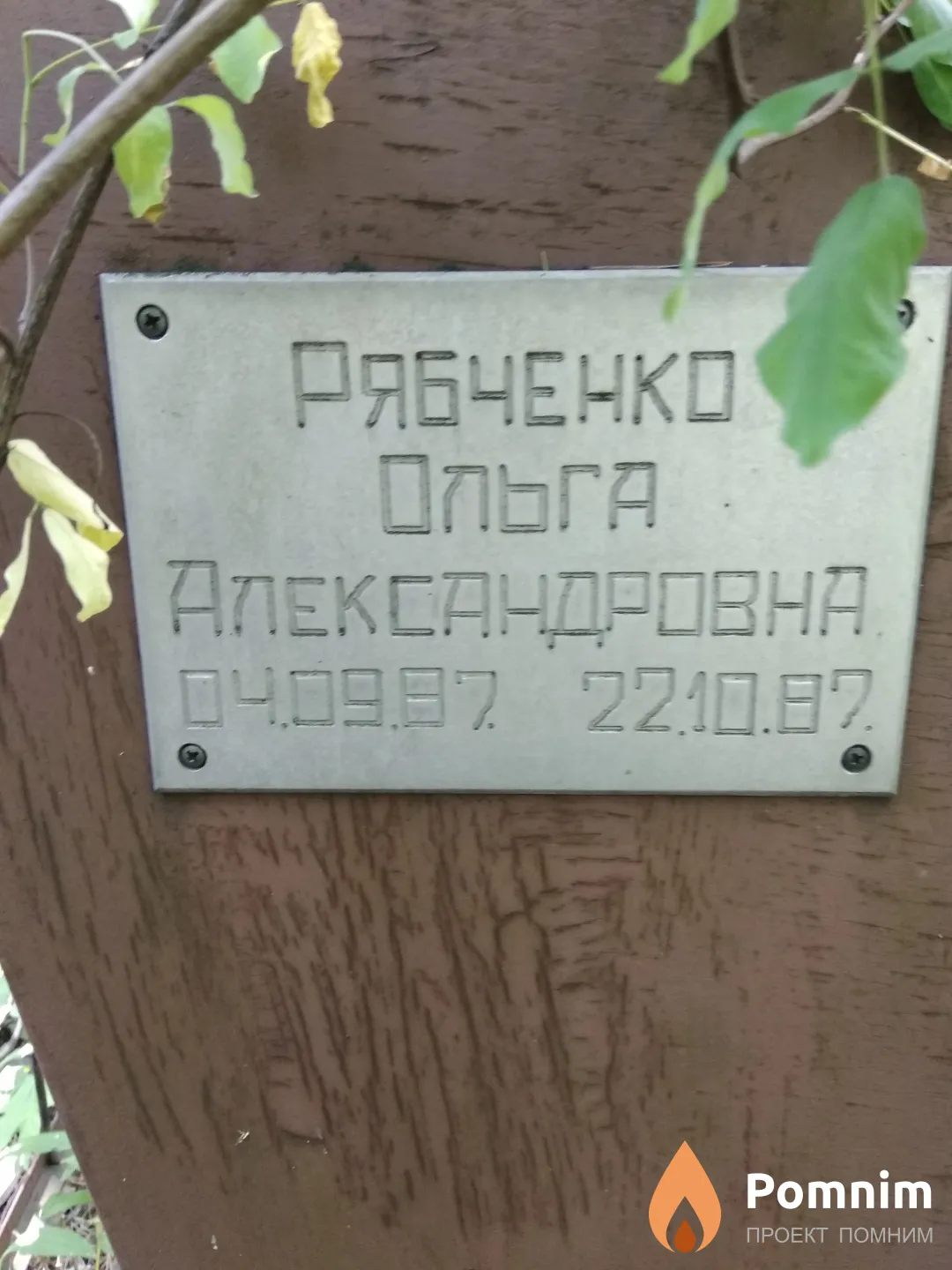Рябченко Ольга Александровна