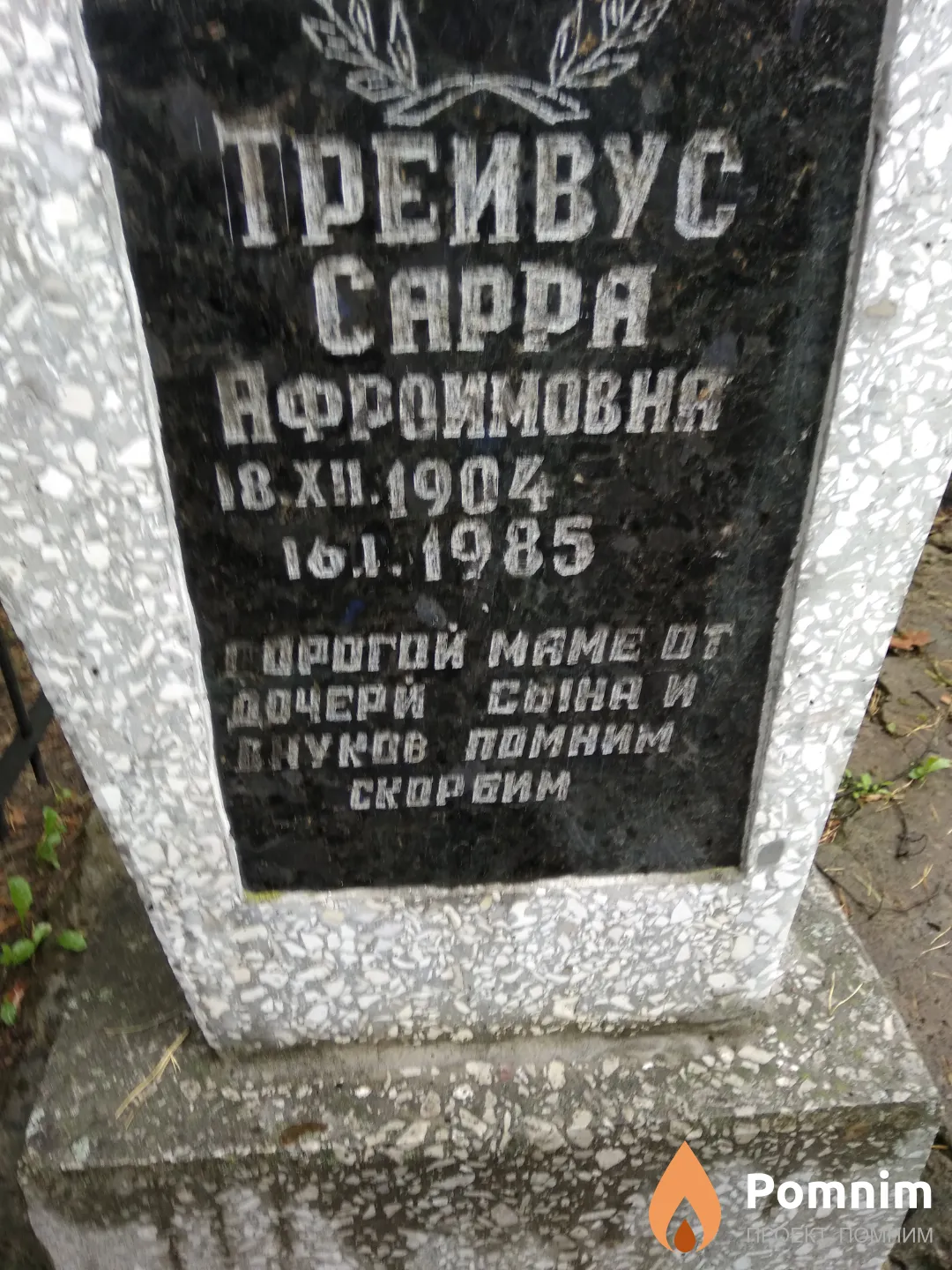 Треивус Сарра Афроимовна