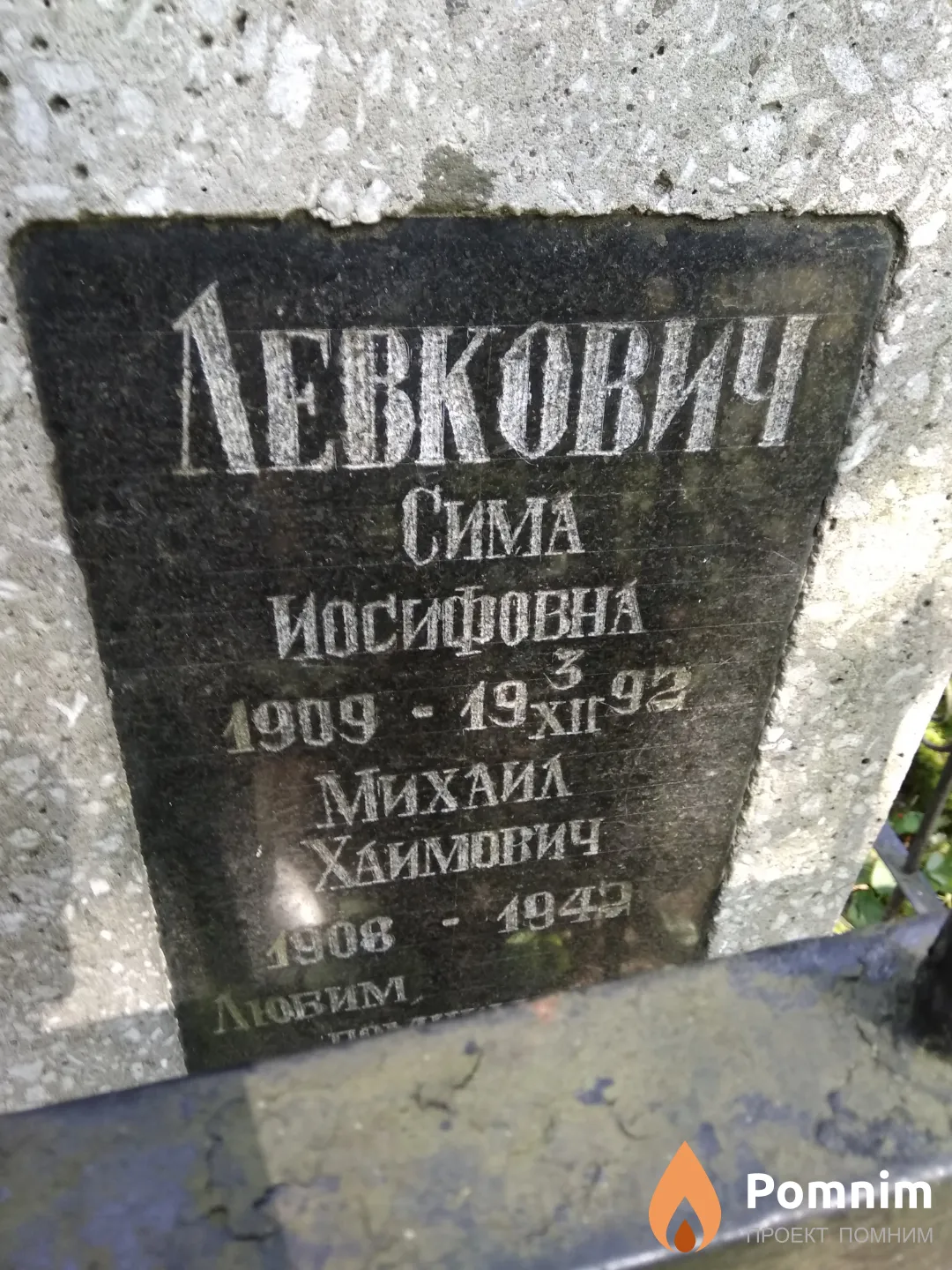 Левкович Сима Иосифовна
