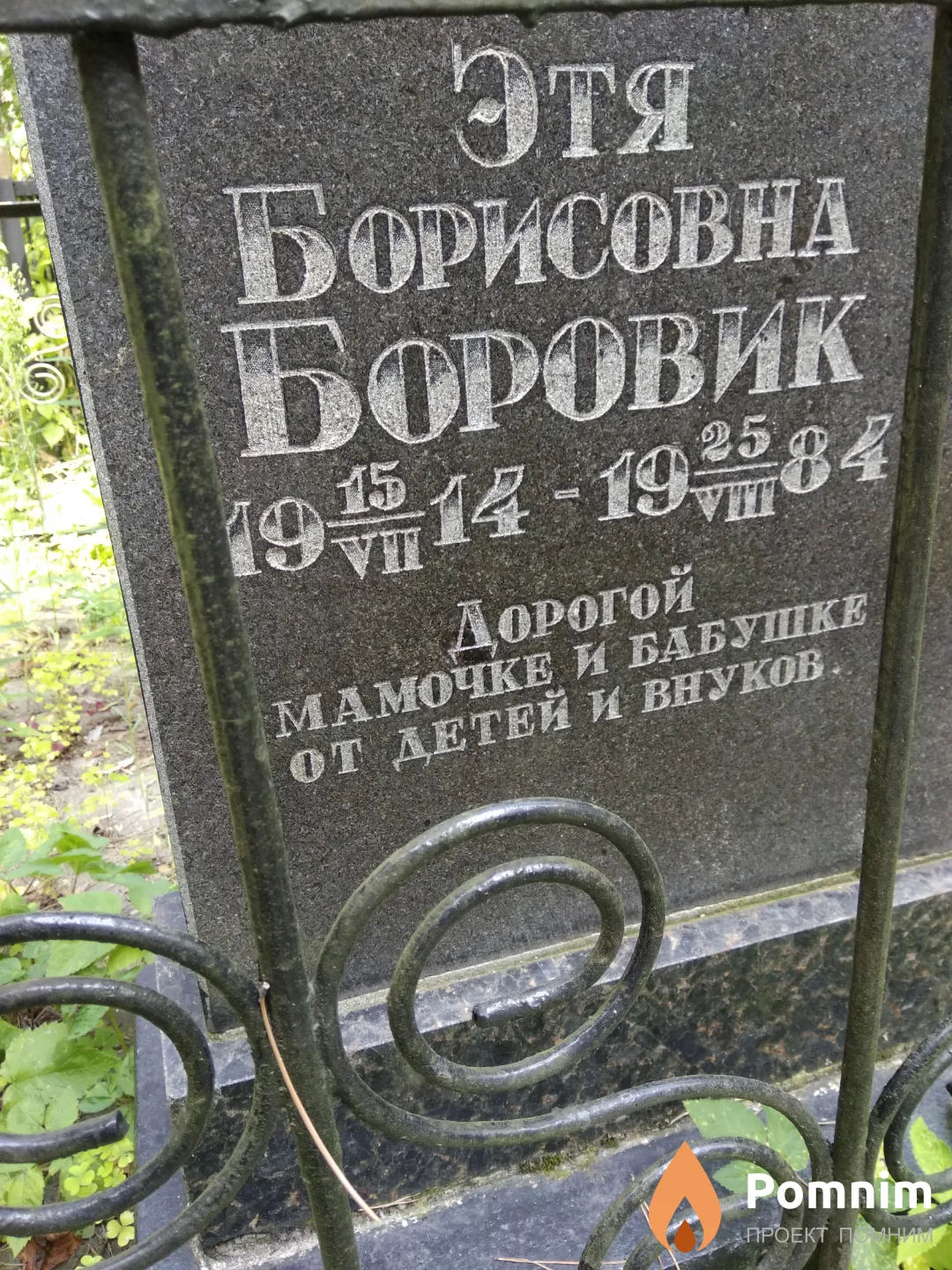 Боровик Этя Борисовна