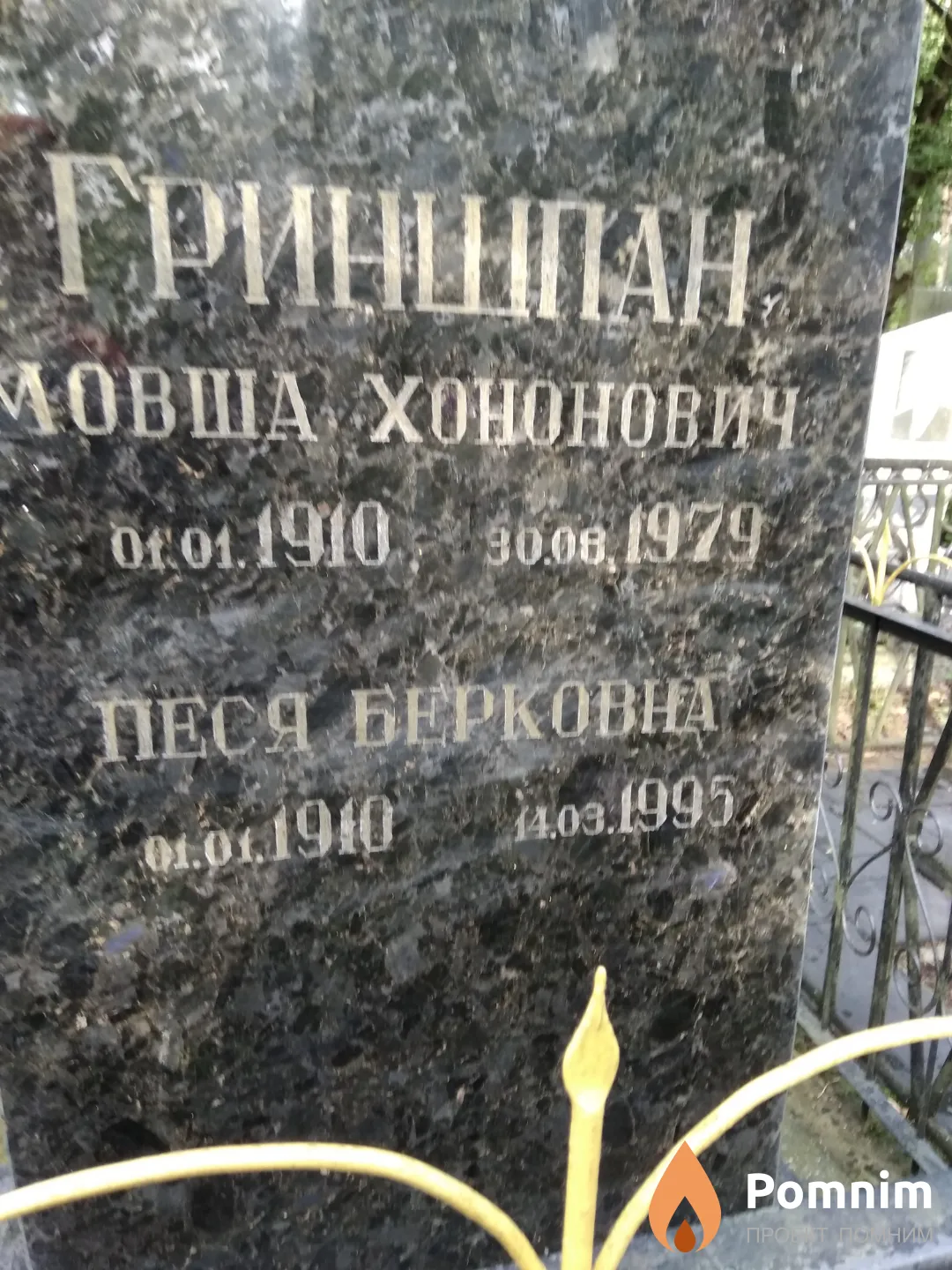 Гриншпан Мовша Хононович