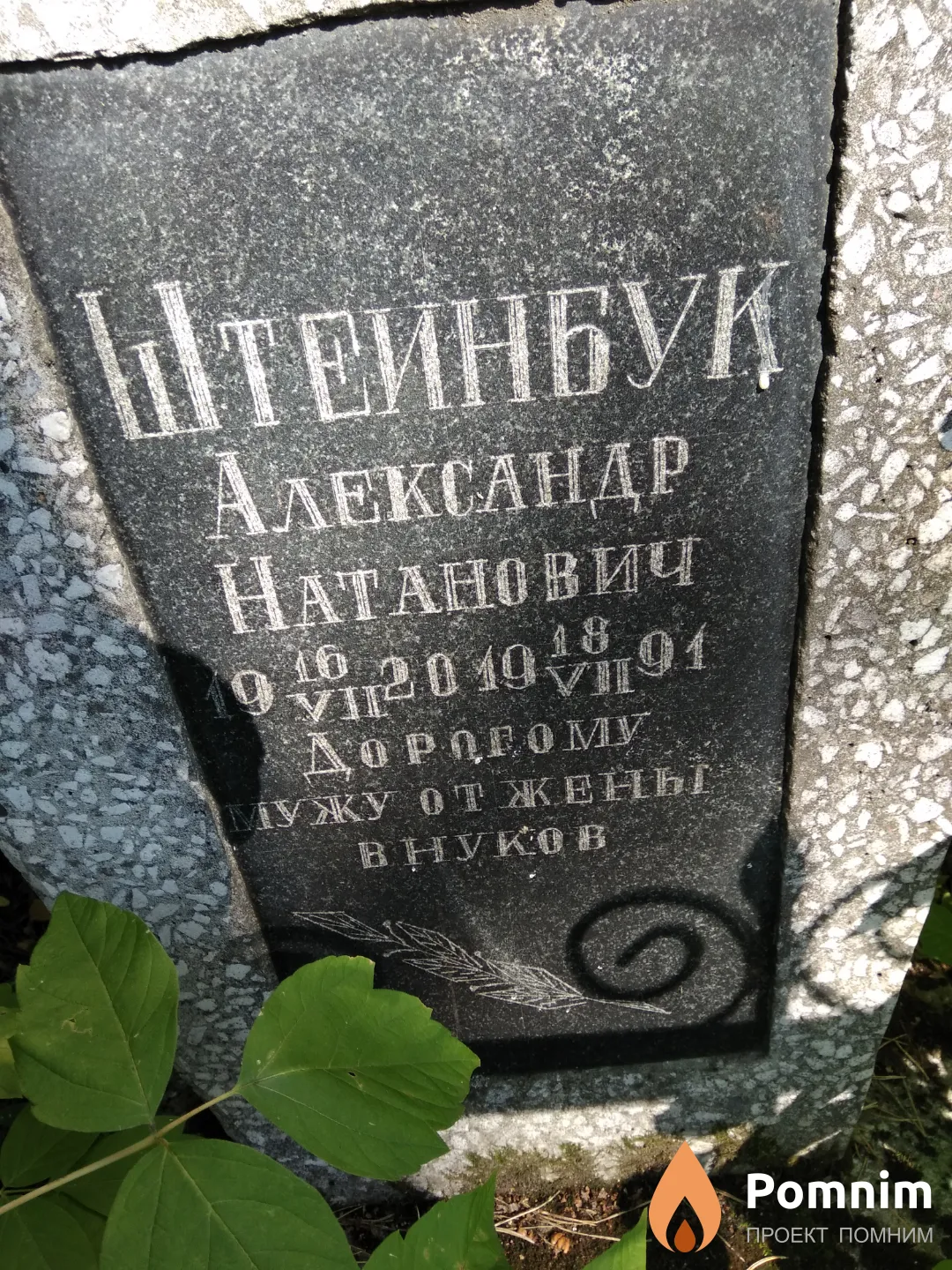 Штеинбук Александр Натанович