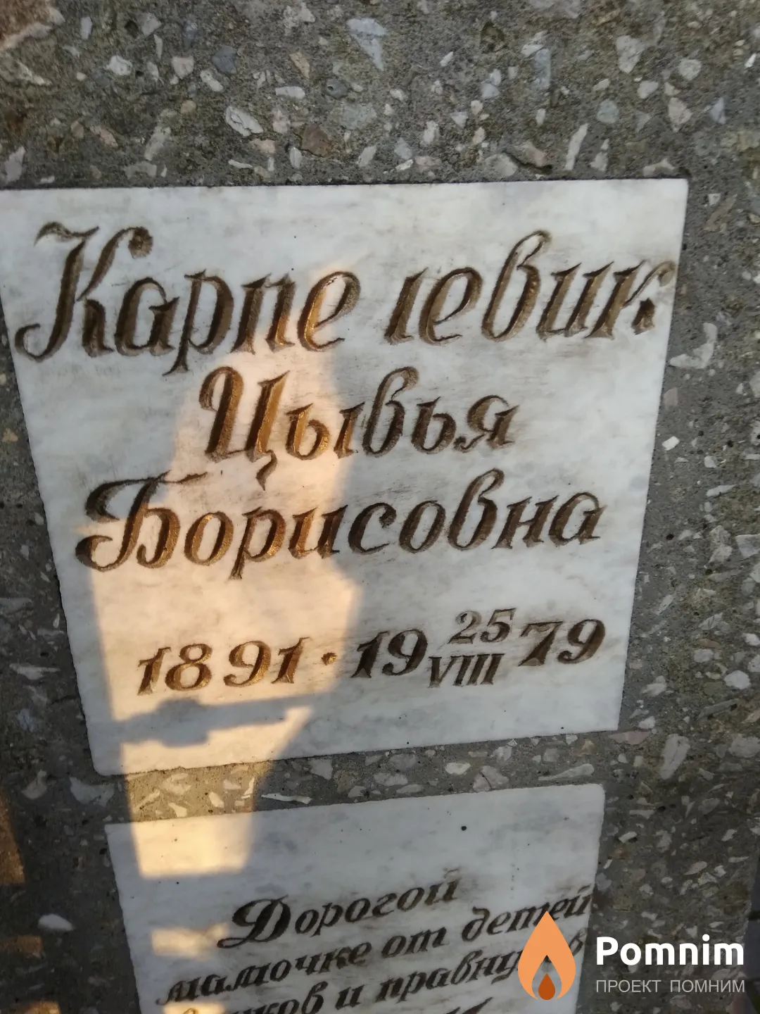 Карпелевик Цывья Борисовна