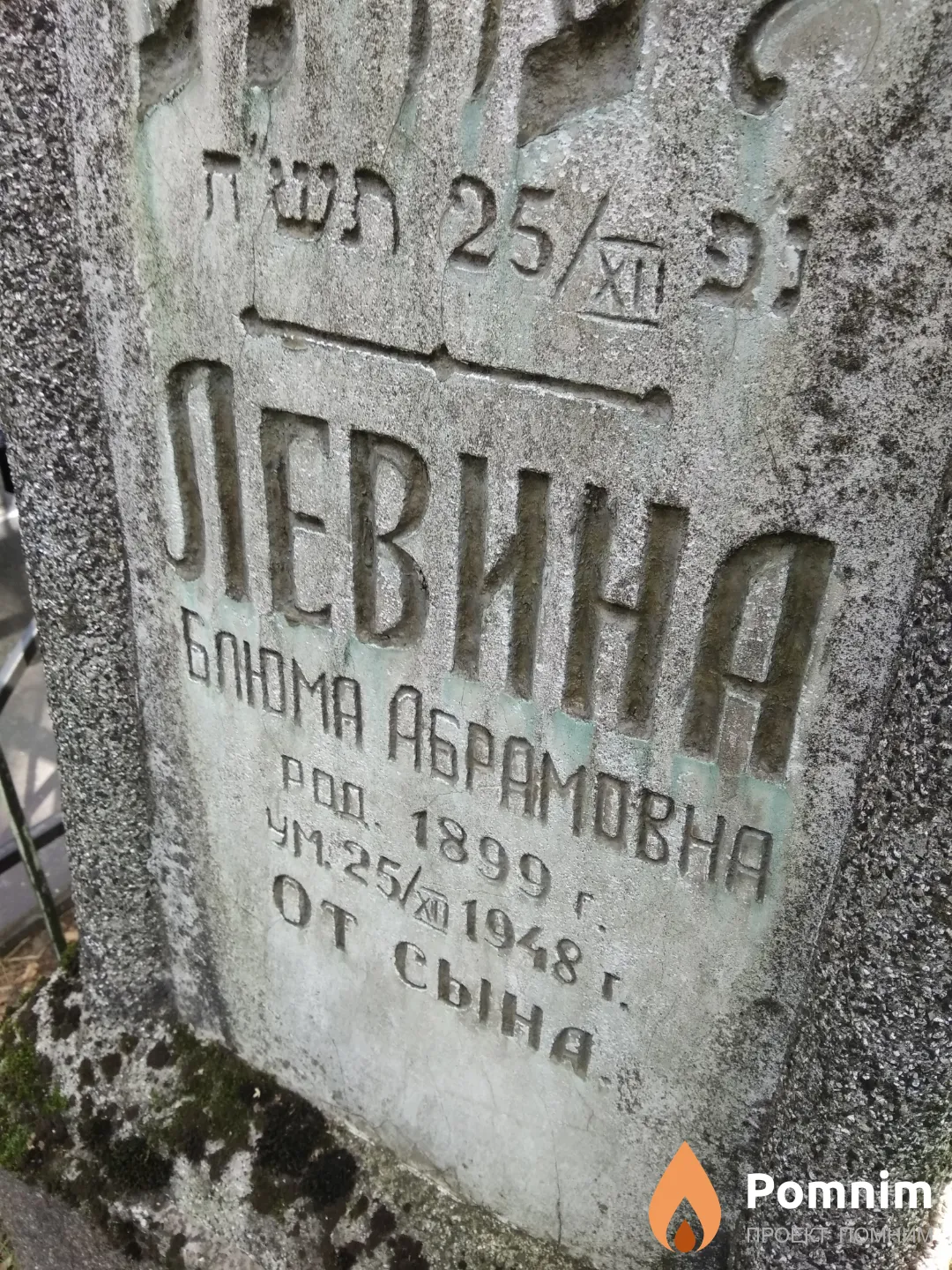 Левина Блюма Абрамовна