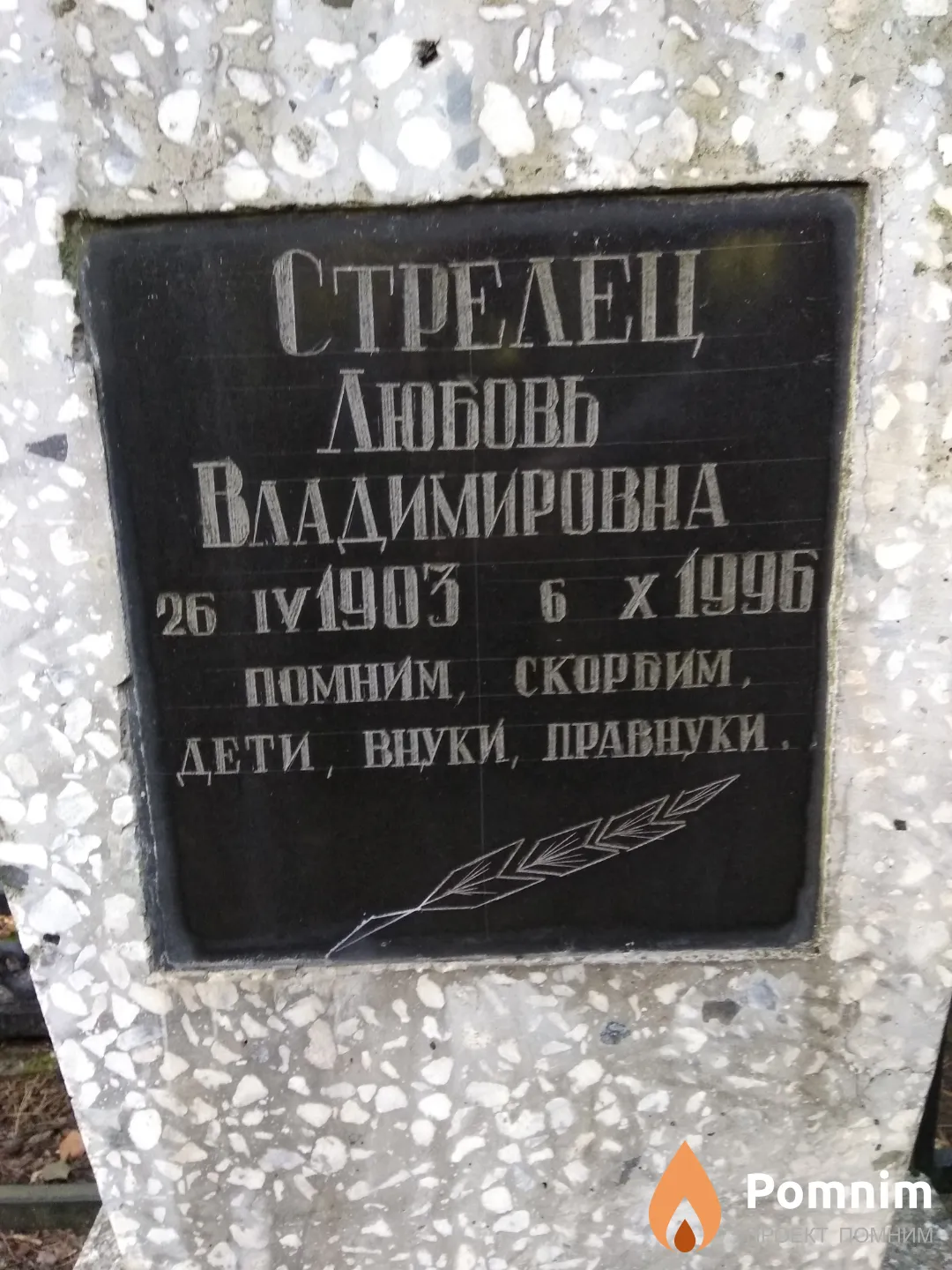 Стрелец Любовь Владимировна
