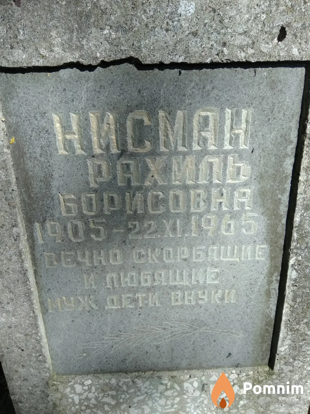 Нисман Рахиль Борисович