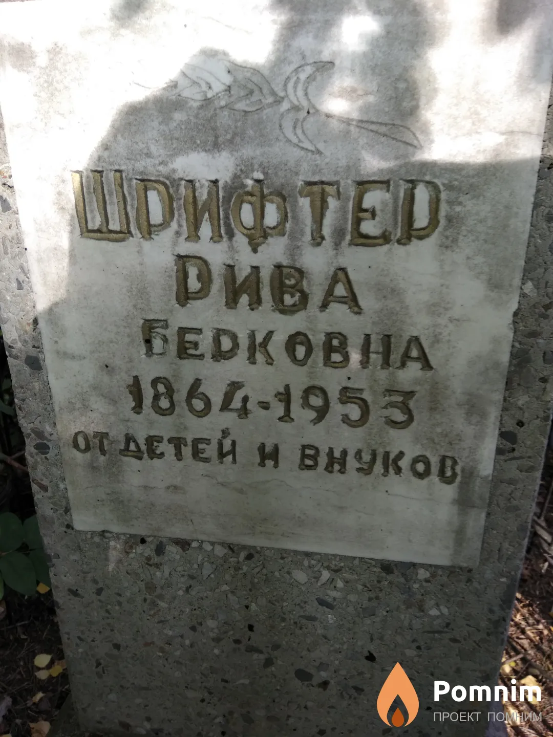 Шрифтер Рива Берковна