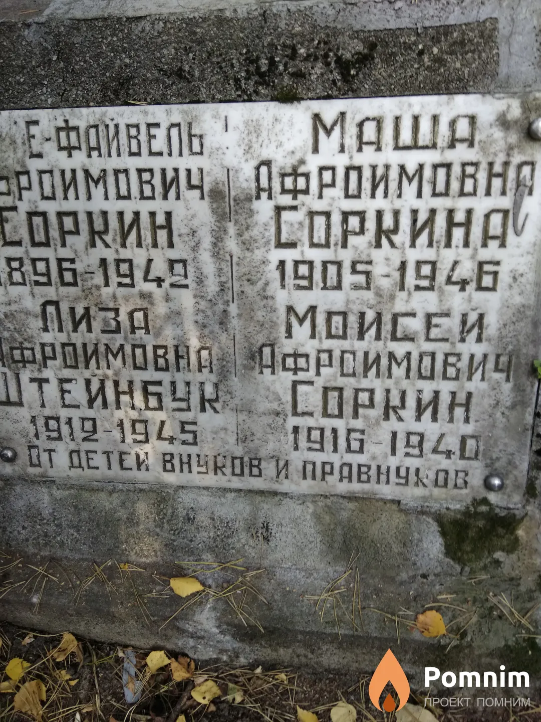 Соркина Маша Афроимовна