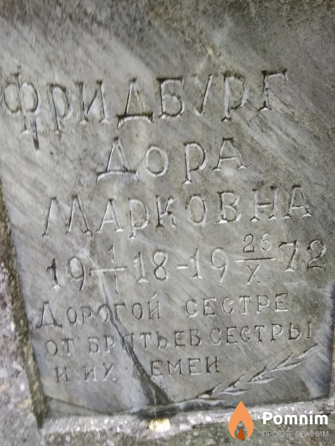 Фридбург Дора Марковна