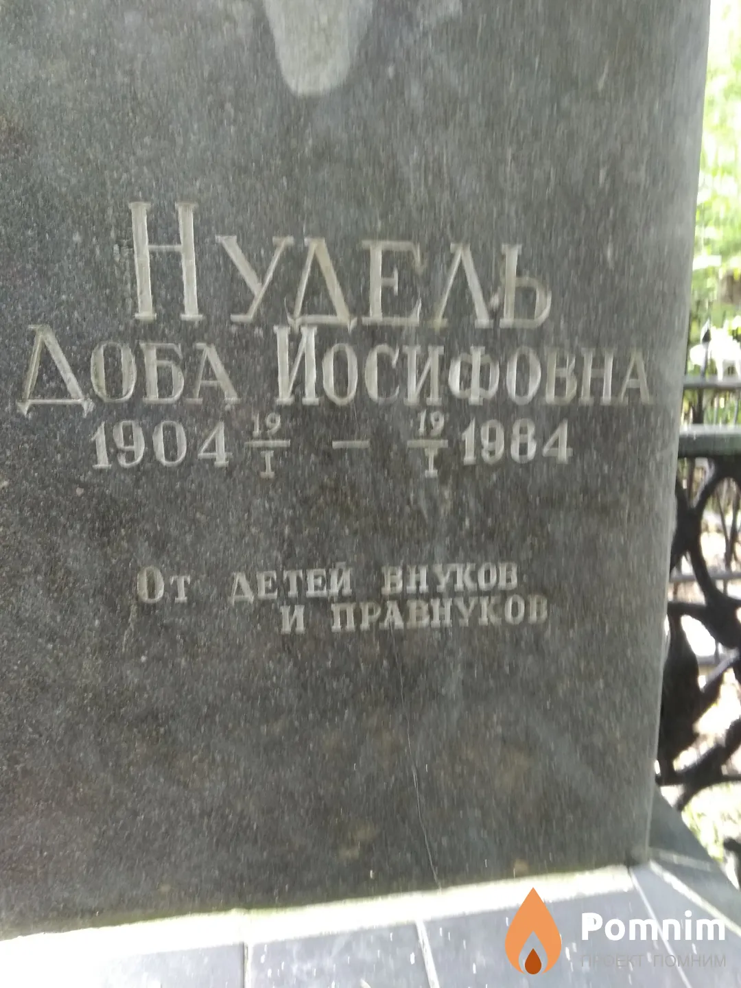 Нудель Доба Иосифовна