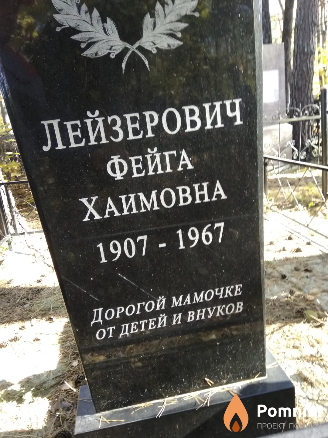 Лейзерович Фейга Хаимовна