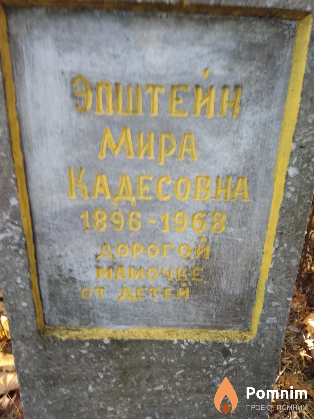 Эпштейн Мира Кадесовна