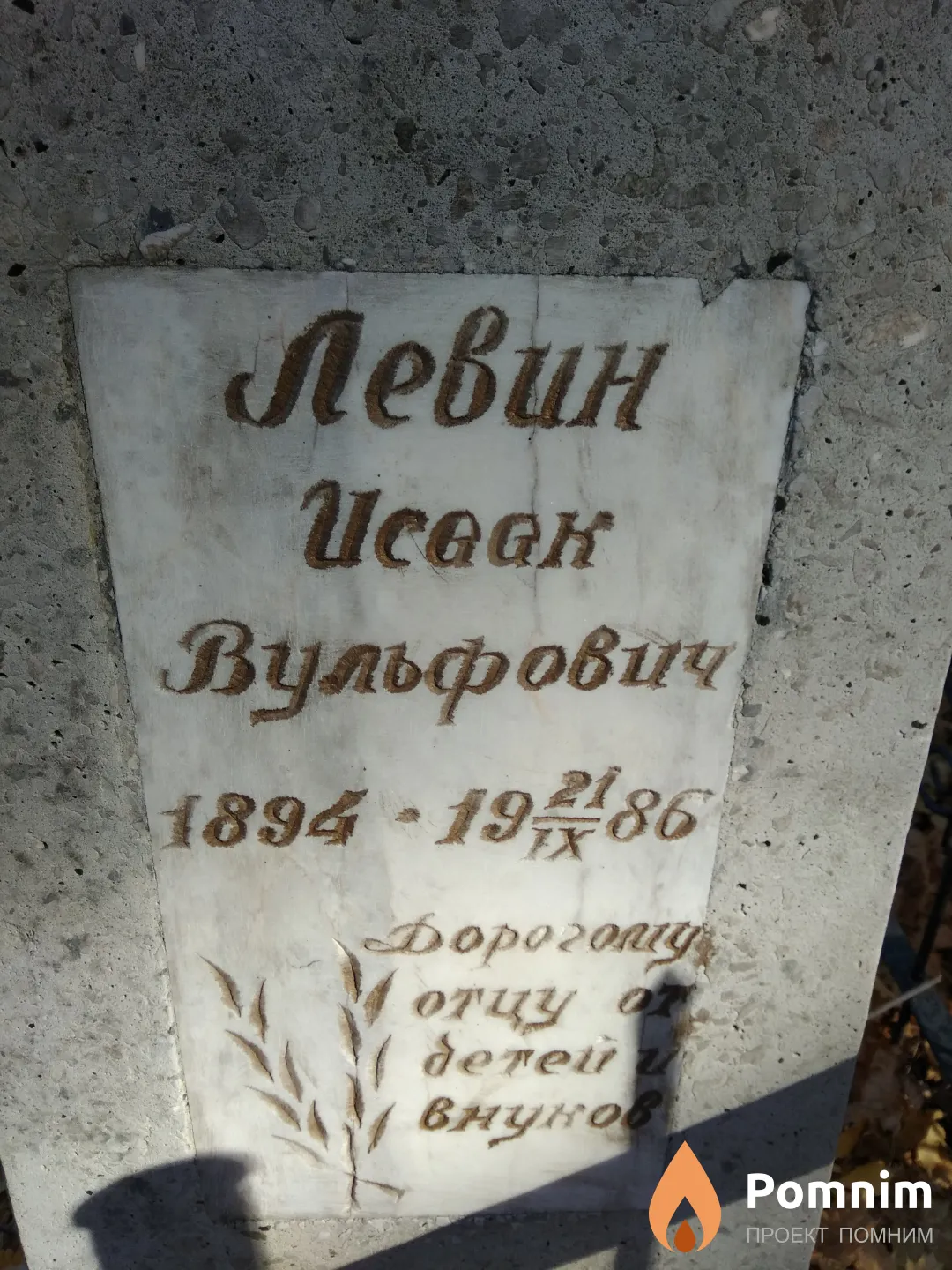 Левин Исаак Вульфович