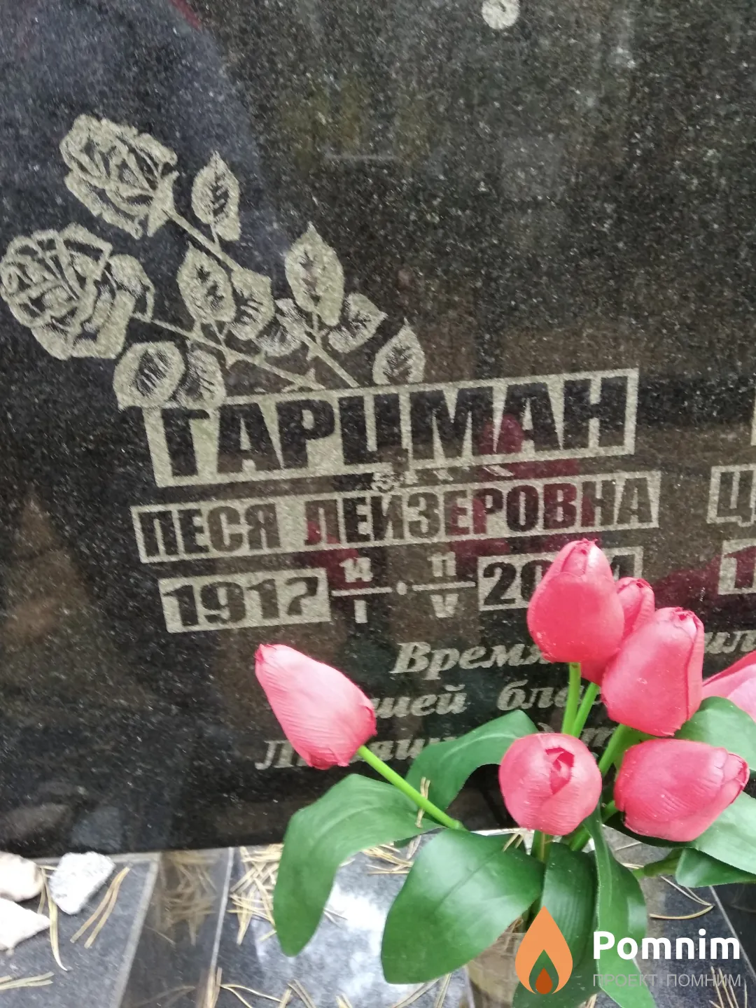 Гарцман Песя Лейзеровна