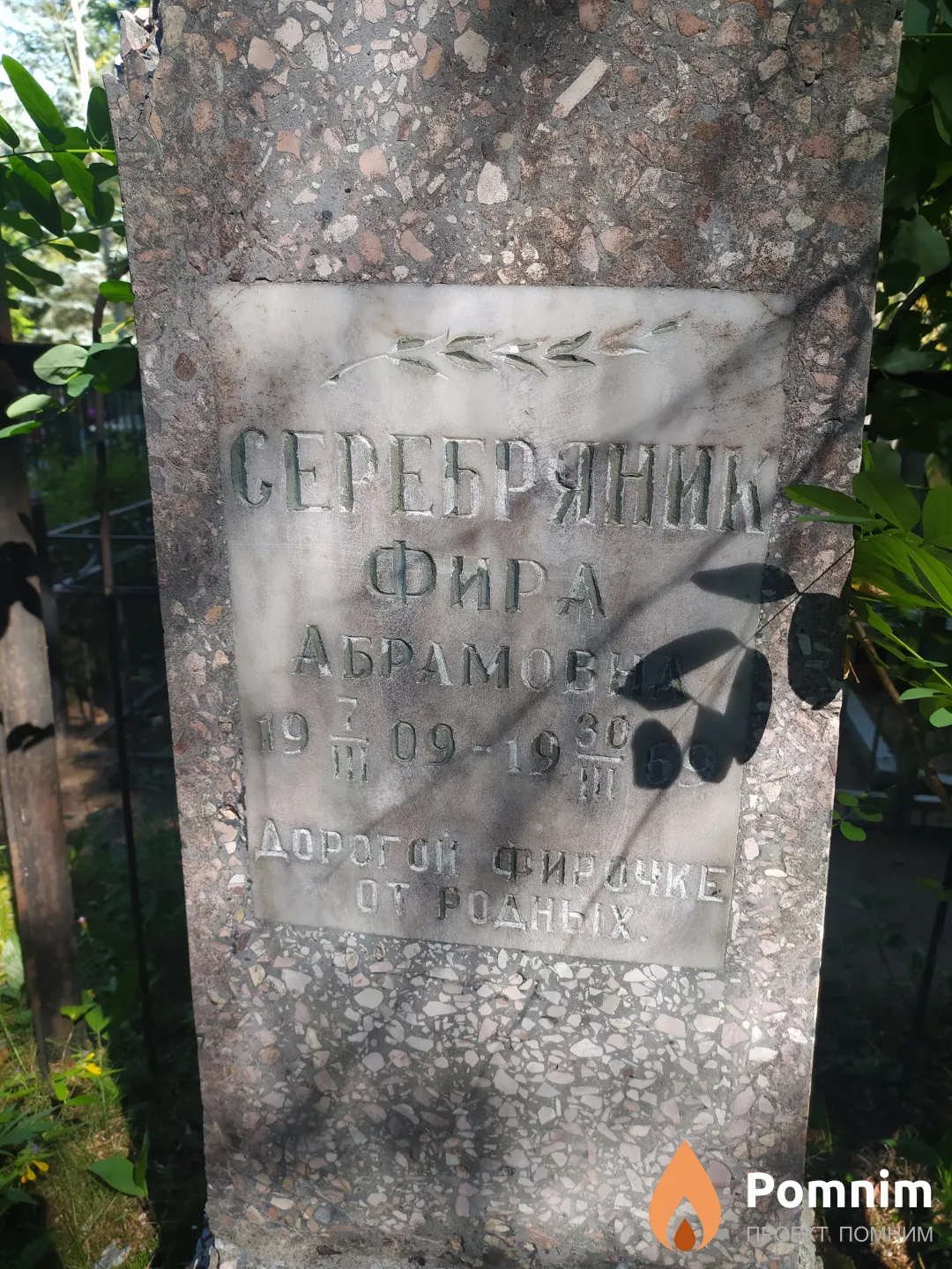 Серебряник Фира Абрамовна