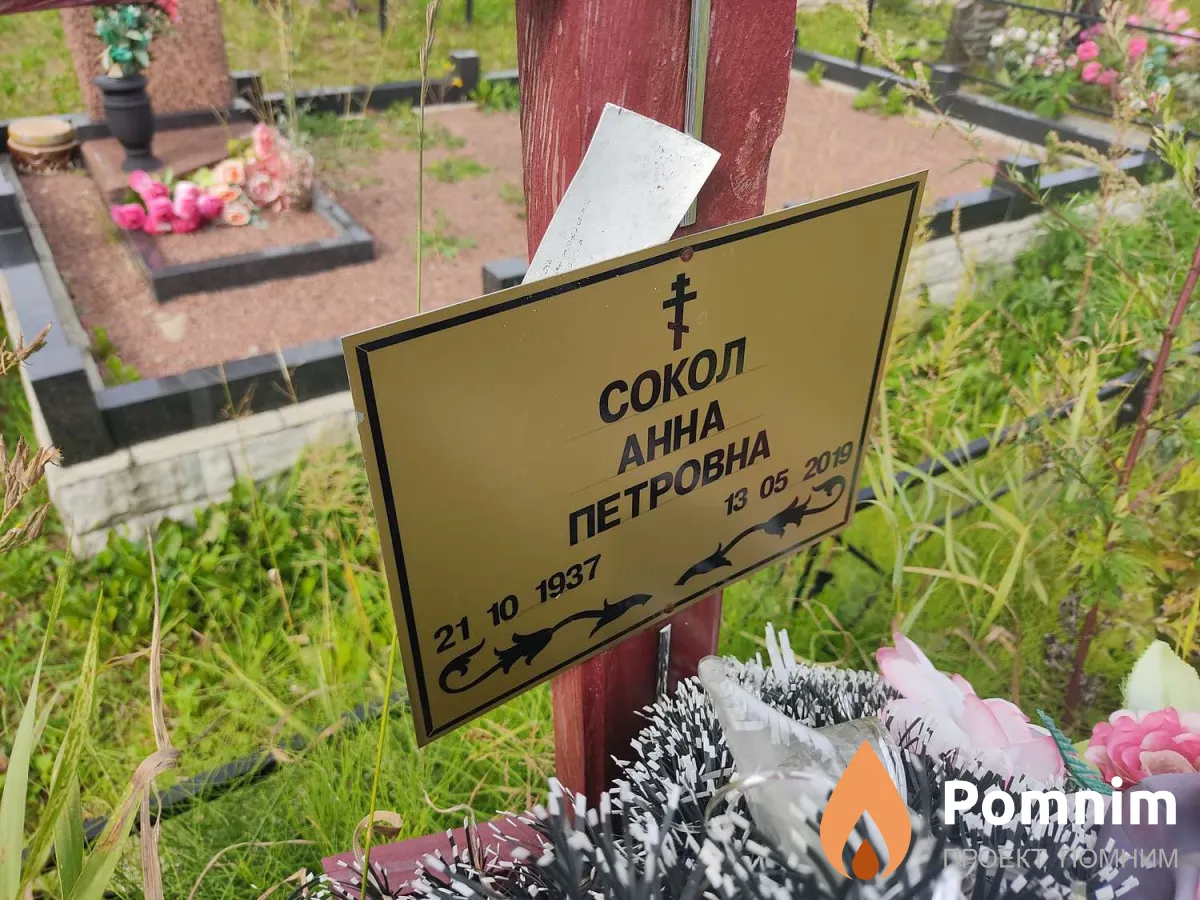 Сокол Анна Петровна