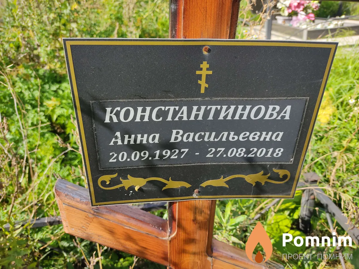 Константинова Анна Васильевна