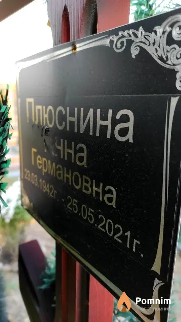 Плюснина Анна Германовна