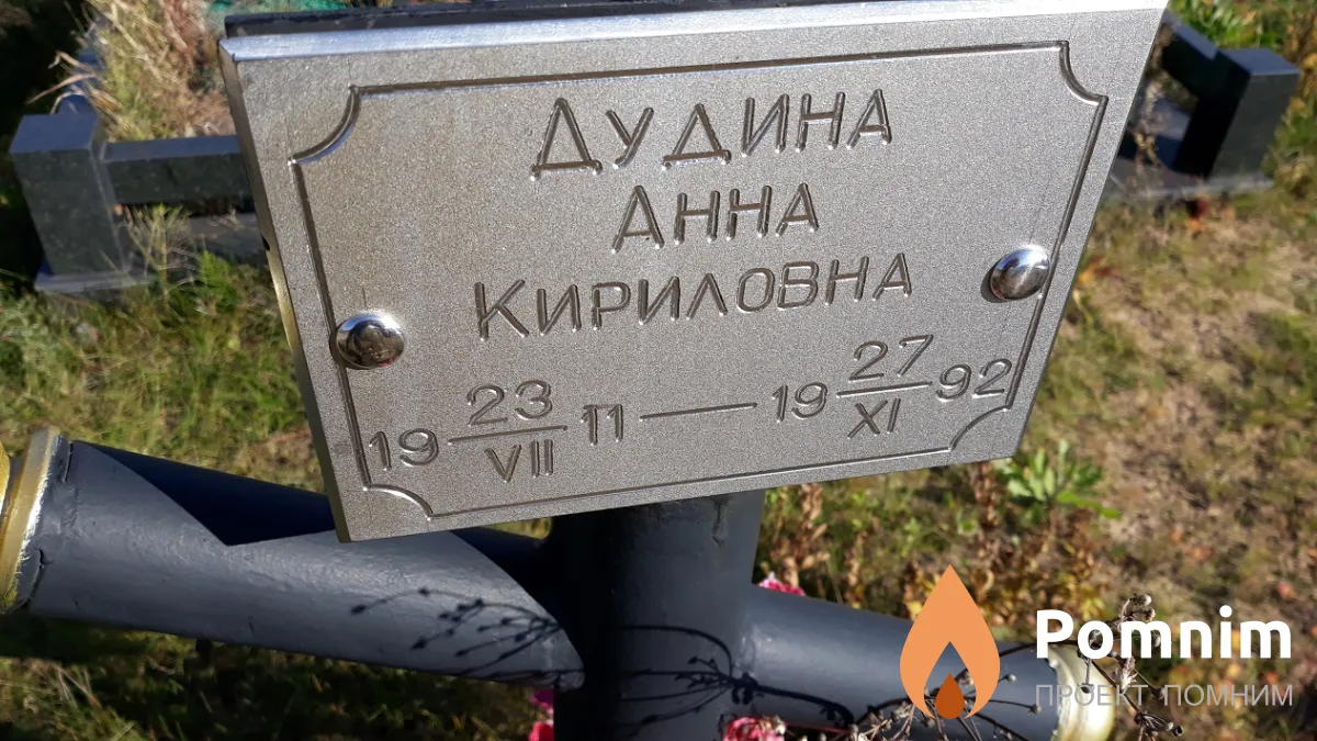 Дудина Анна Кириловна