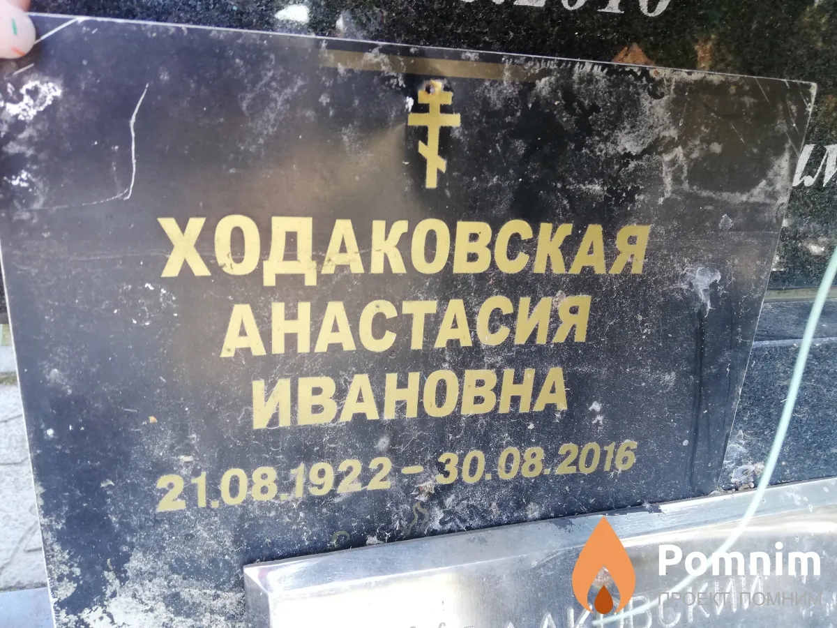 Ходаковская Анастасия Ивановна