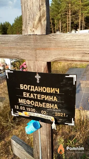 Богданович Екатерина Мефодьевна