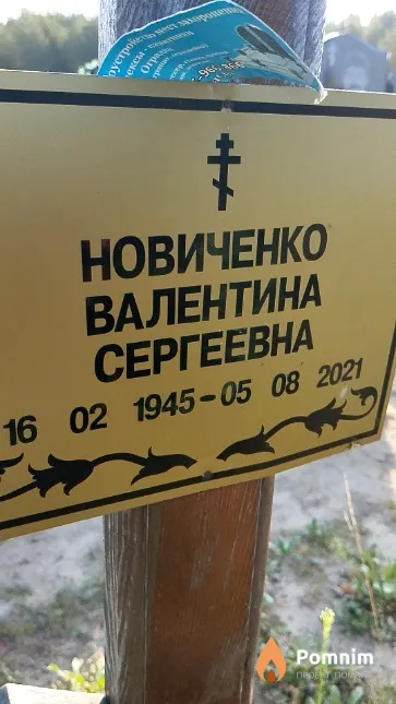 Новиченко Валентина Сергеевна