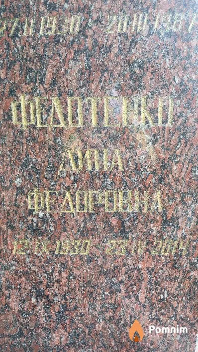 Федотенко Дина Федоровна