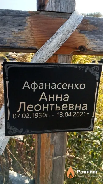 Афанасенко Анна Леонтьевна
