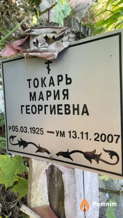 Токарь Мария Георгиевна