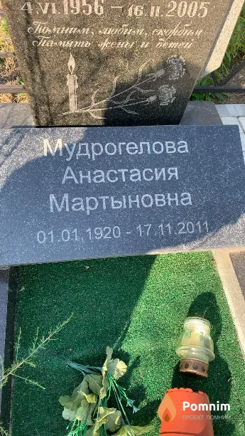 Мудрогелова Анастасия Мартыновна