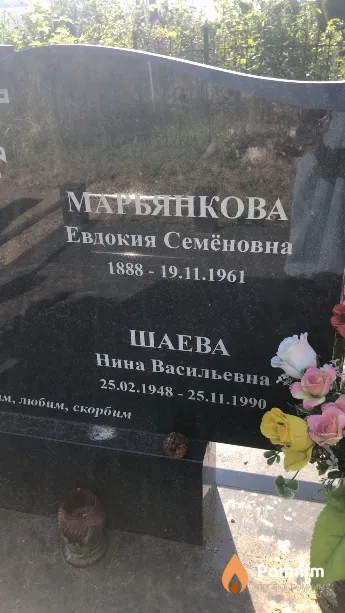 Марьянкова Евдокия Семёновна
