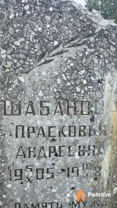 Шабанов Прасковья Андреевна