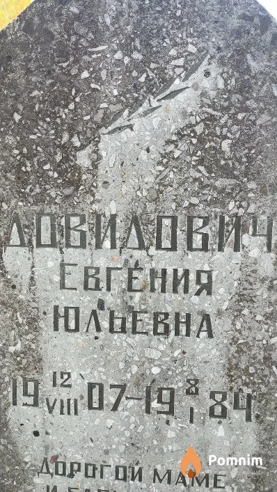Довидович Евгения Юльевна
