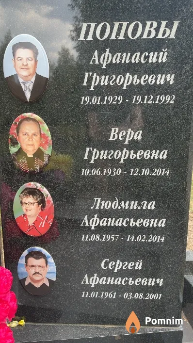 Попова Людмила Афанасьевна