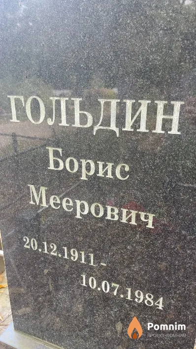 Гольдин Борис Меерович