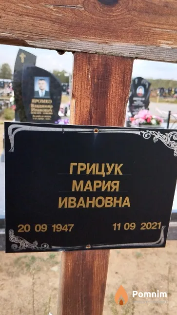 Грицук Мария Ивановна