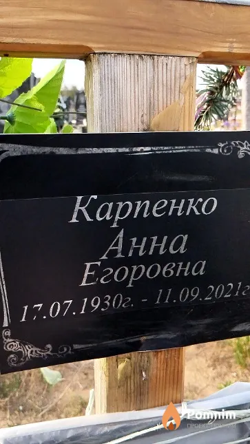 Карпенко Анна Егоровна