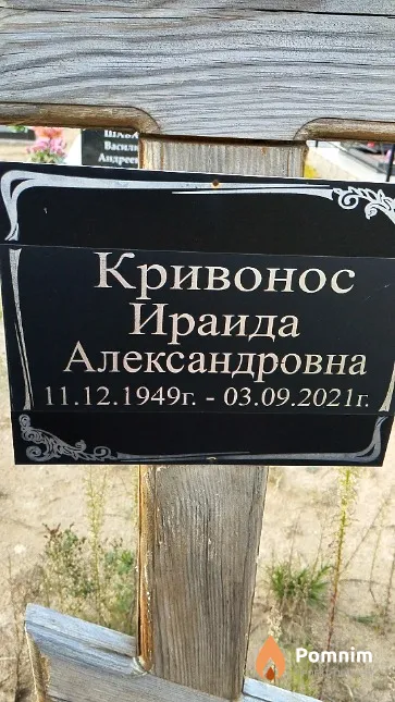 Кривонос Ираида Александровна