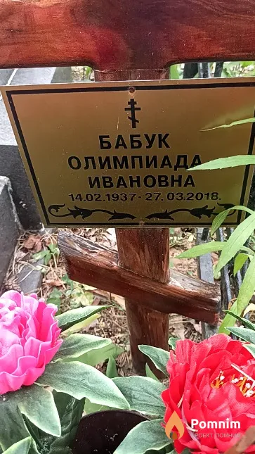 Бабук Олимпиада Ивановна