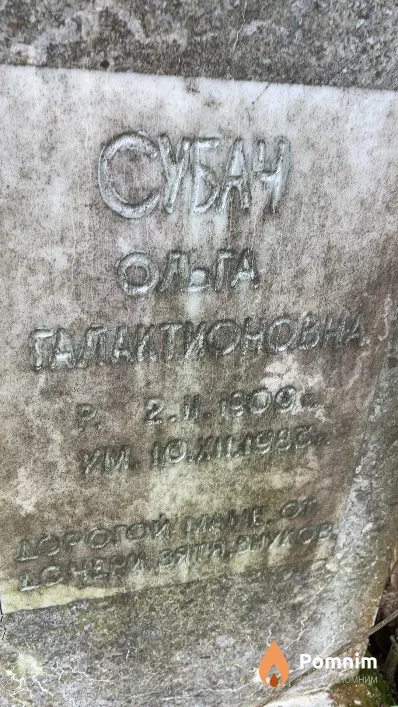 Субач Ольга Галактионовна