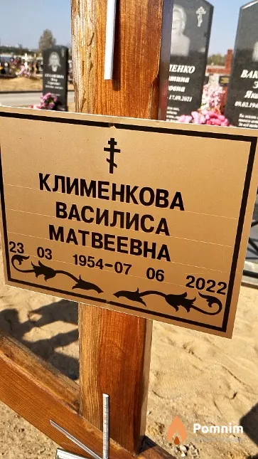 Клименкова Василиса Матвеевна