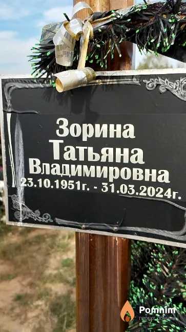 Зорина Татьяна Владимировна