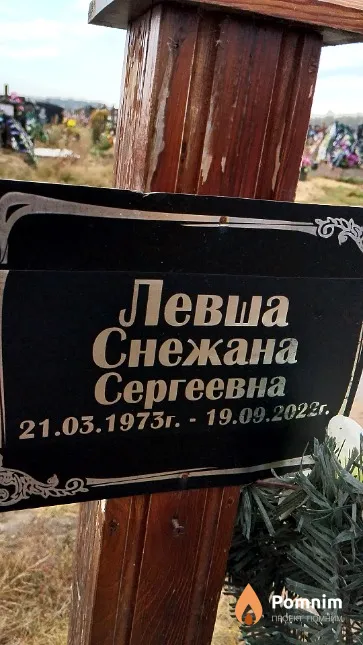 Левша Снежана Сергеевна