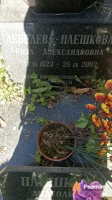 Лебедева-Плешкова Роза Ахександровна