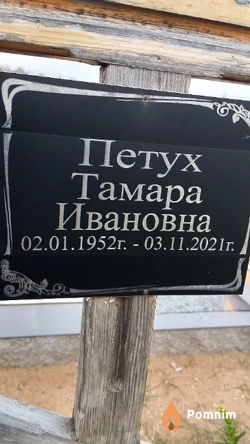 Петух Тамара Ивановна