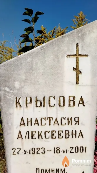 Крысова Анастасия Алексеевна