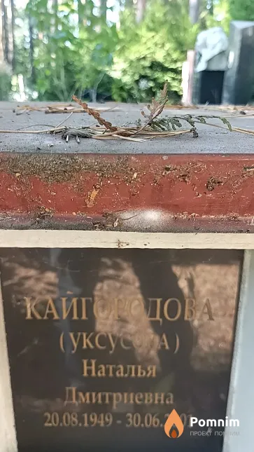 Кайгородова (Уксусова) Наталья Дмитриевна